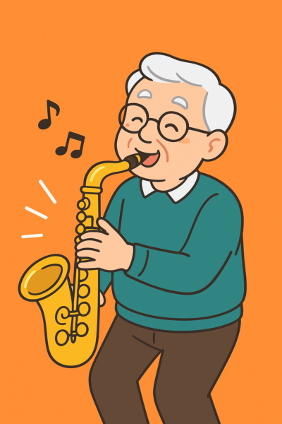 シニア世代のサックスレッスン