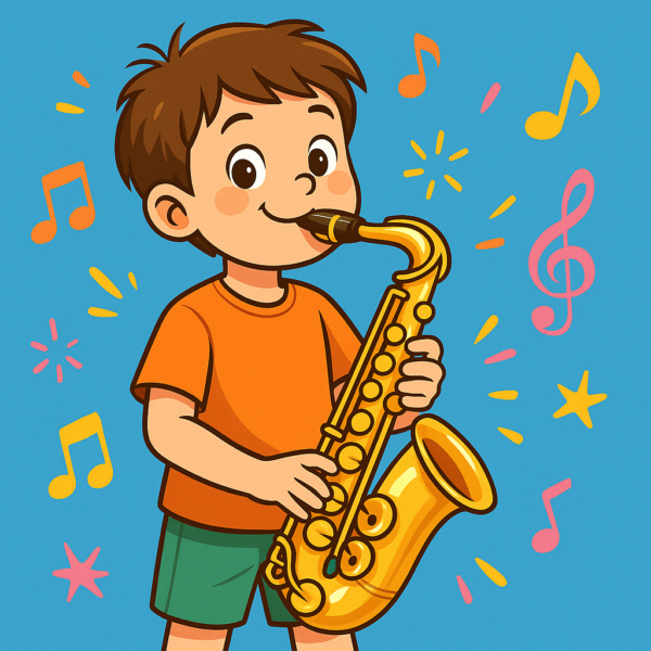 小学生からはじめるサックスレッスン